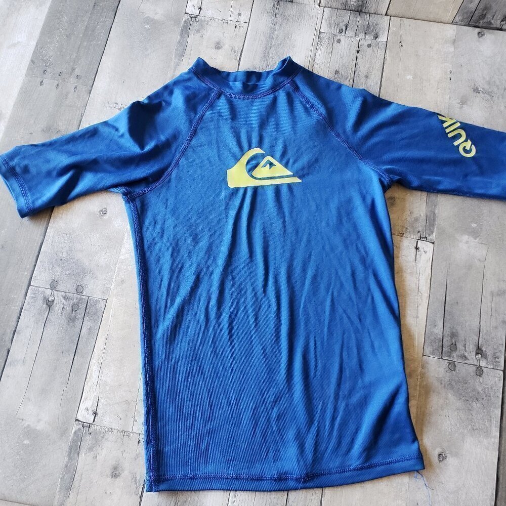 Quiksilver Blue Rash Guard - Size M (12)